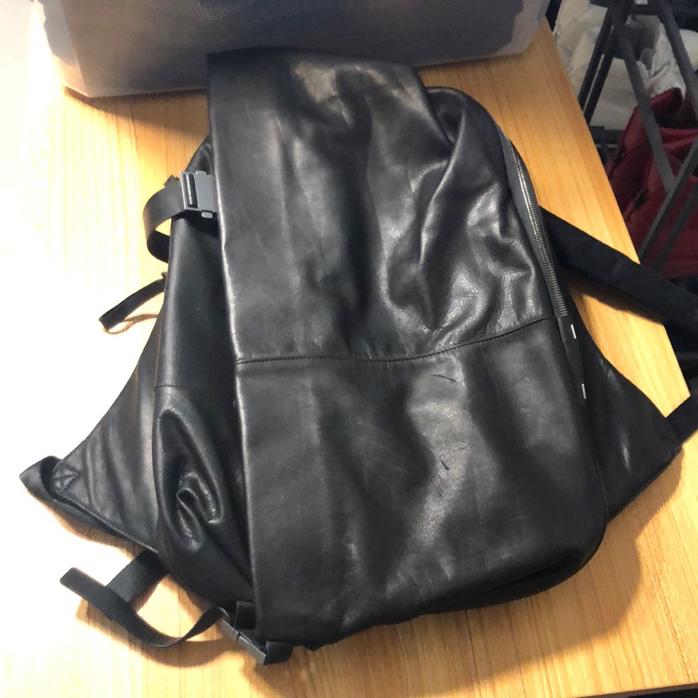Cote&ciel leather backpack